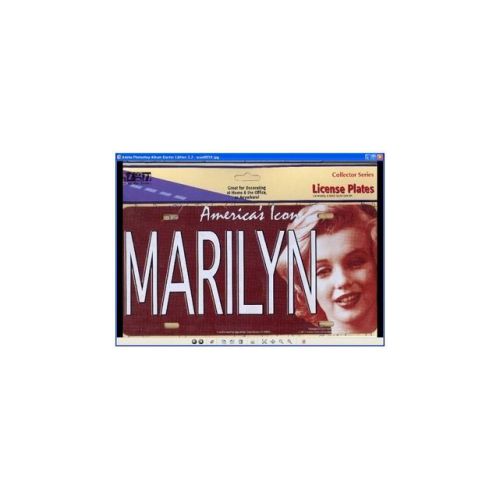 Marilyn monroe america&#039;s icon license plate