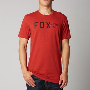 Fox racing shockbolt mens short sleeve premium t-shirt tibetan red sm