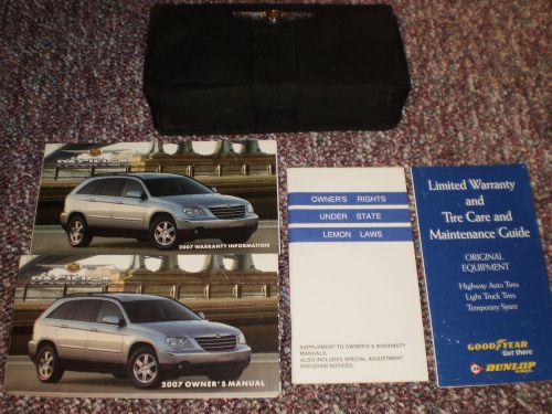 2007 chrysler pacifica owners manual books guide case all models