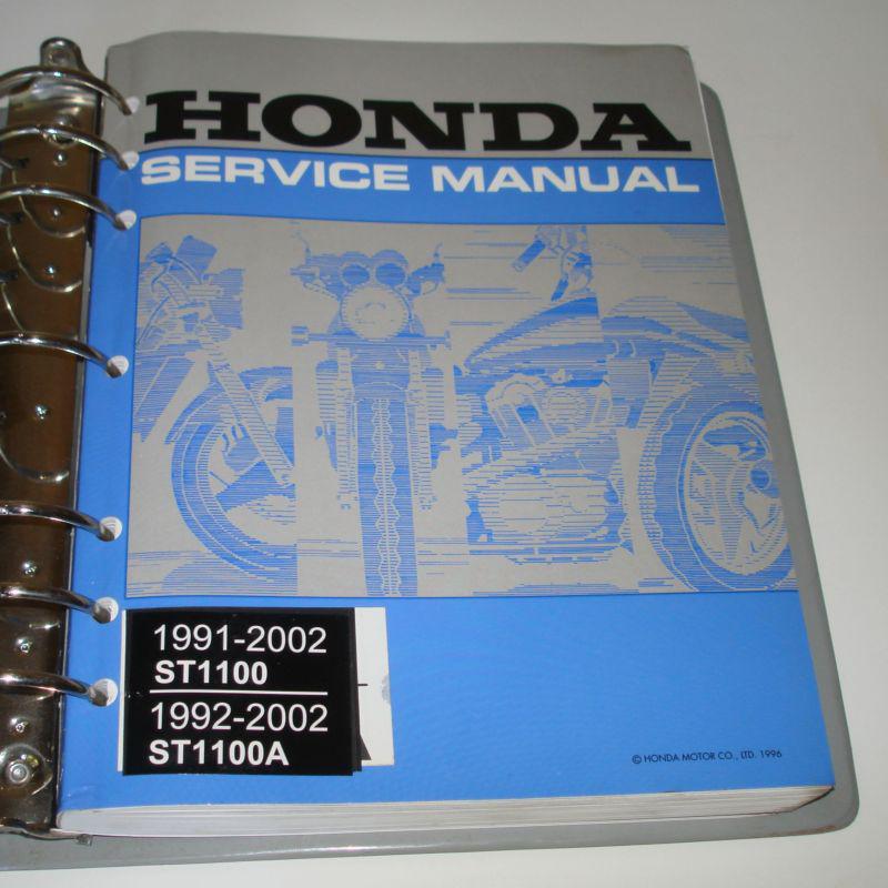 1991 - 2003 honda st1100 / st1100a / st1100p factory service manual
