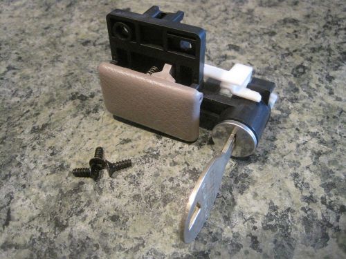 Nissan altima glove box latch &#039;93-97 handle lock tan with key