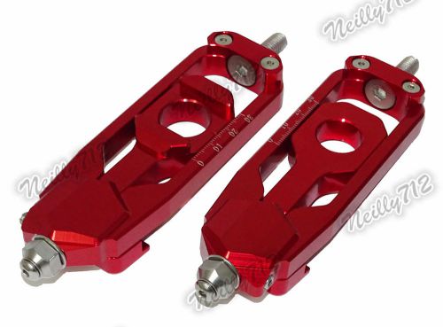 Cnc chain adjusters tensioner catena red for 2013-2016 yamaha mt-09 fz-09 rn29