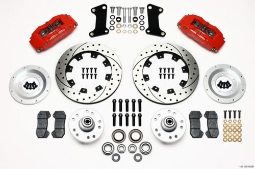 Wilwood gm a/f/x-body 64-72 front 6 piston dynapro brake system p/n 140-10510-dr