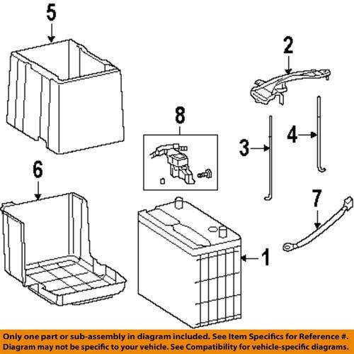 Honda oem 31531ta0a00 battery-battery cover