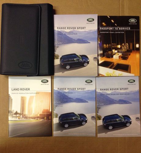 2016 range rover sport owner&#039;s manual with case