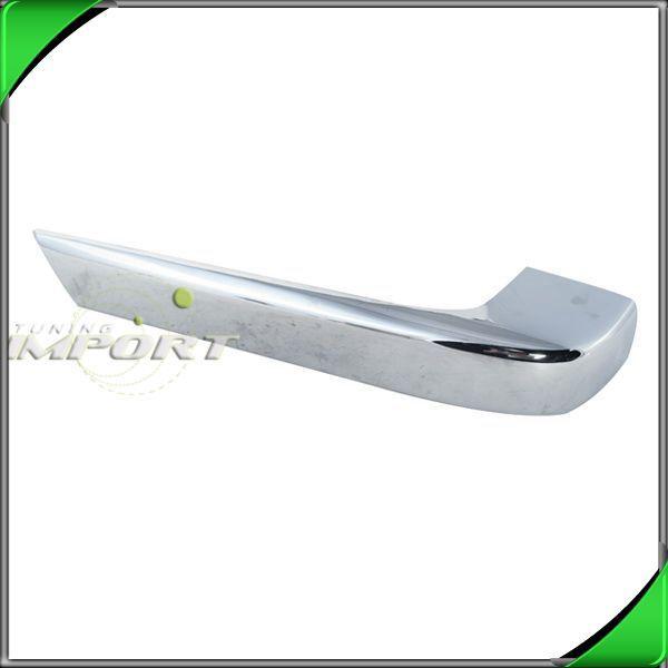 96-98 nissan pathfinder chrome w/o flare rear driver left bumper end side cover