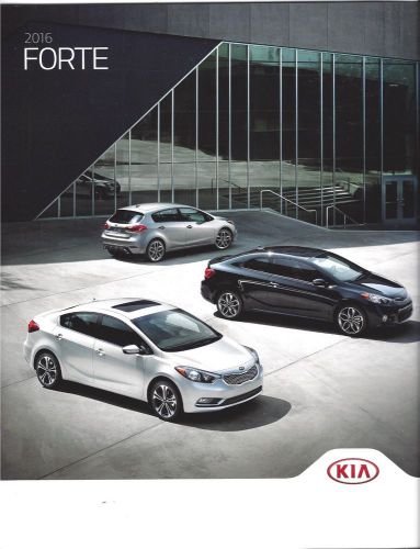 2016 kia  forte lx / ex and sx models 22 page brochure