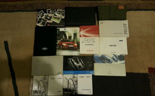 Lots of owners manuals 00-15 read below!!!