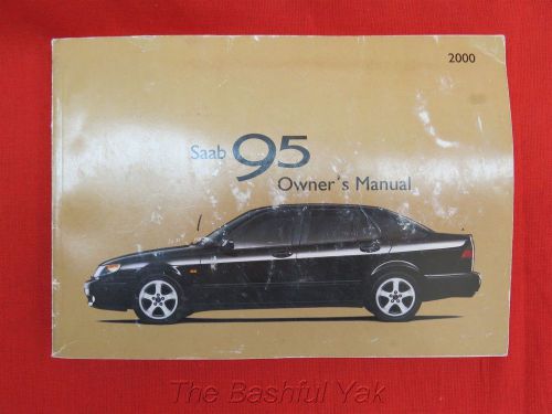 2000 saab 95 owners manual