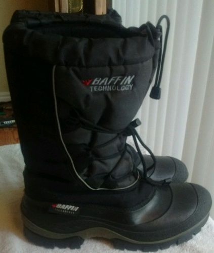 Baffin men&#039;s snowmobile winter snow boots black/ sz 12 excellent!!