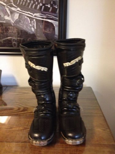 Msr motocross motorcycle atv racing boots size 8