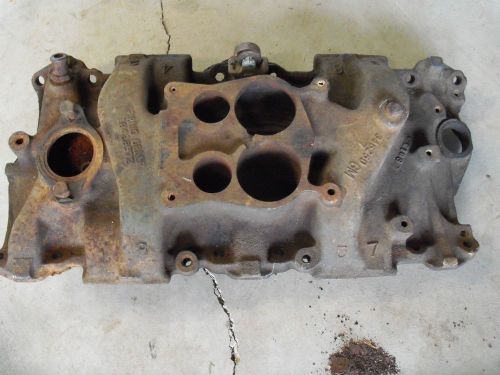 Gm intake manifold sbc 4bbl 346250 oem camaro nova corvette