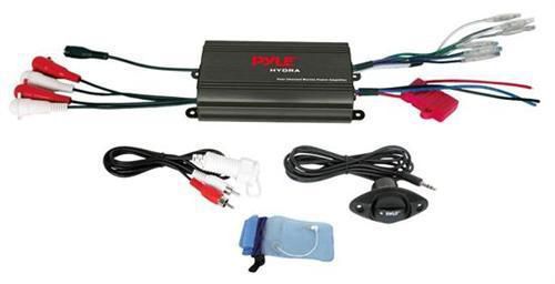 New pyle marine 800w 4 channel ipod/mp3 power amplifier + volume remote control