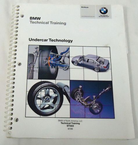 2006 bmw technical training st503 undercar technology workbook