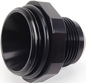 Meziere wn0040s black water neck fitting for 16 an hose