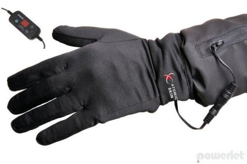 Atomic skin adult black heated glove liner w/ heat controller