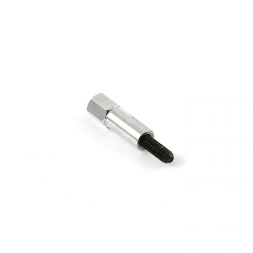 1&#034; chrome valve cover mini hex bolt nut - w/ 1/4 stud (individual)