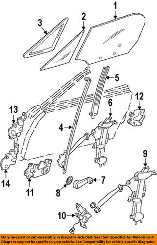 Mazda oem na0158560j window regulator