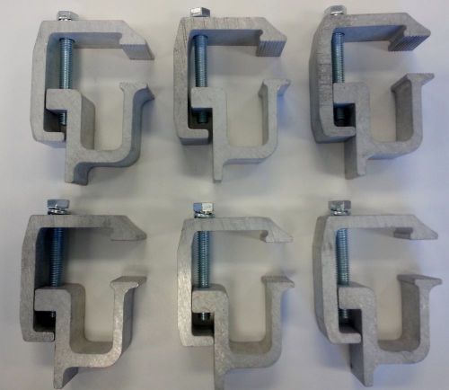 Truck cap topper shell mounting clamps heavy duty 6 piece kit camper tl2002