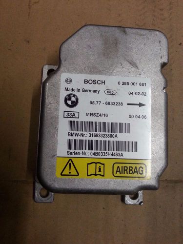 Bmw e53 x5 e46 ctrl airbag control unit module ecu bosch 6933238