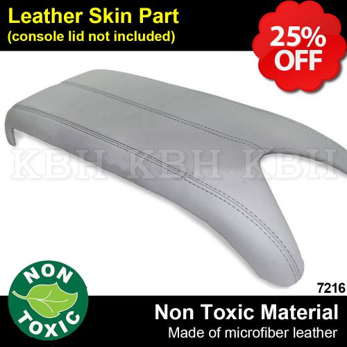 Leather armrest center console lid cover fits for acura rdx 2007-2012 gray