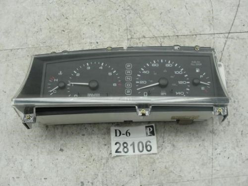 97 98 lincoln mark viii speedometer instrument cluster odo meter odometer oem