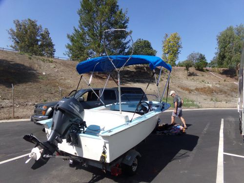 1962 yamaha boat 12&#039; run-a-bout  20hp 4 stroke motor($4300.00) 25hrs