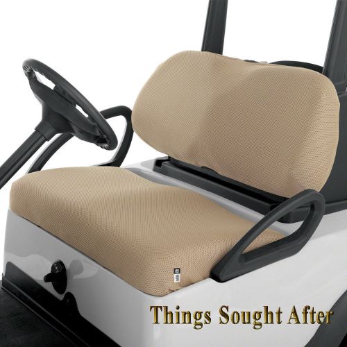 Khaki diamond air mesh seat covers for yamaha drive golf car 2 4 6 8 cart bench