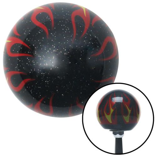 Black flame metal flake shift knob for 1964-1969 mustangs