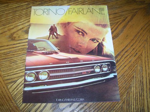 1969 ford torino ford fairlane  new car brochure