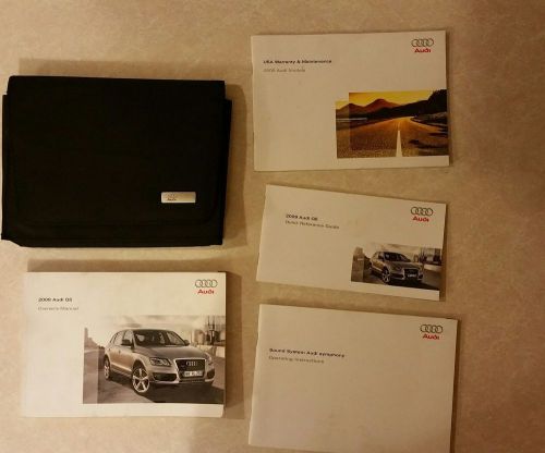 2009 audi q5  owners manual