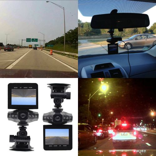 Hot 2.5&#034; 270°lcd hd dvr car camera 6 led ir traffic digital video recorder aa