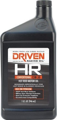 Driven racing oil hr conventional 15w-50 - 1 quart