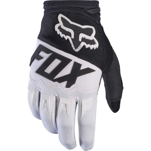 Fox racing mx moto dirtpaw race gloves black/white 2x large 17291