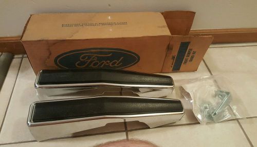 Oem ford front chrome bumper guard e7tz-17996a for 87-91 ford bronco f150 f250