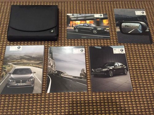 2012 bmw 740 740li 750 750li 7-series owners owner&#039;s manual books set oem f352