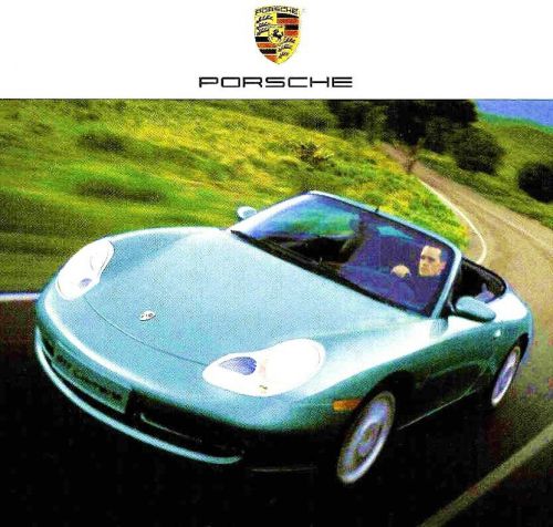 1998 porsche factory brochure--boxster-911 carrera-911 carerra cabriolet-porsche