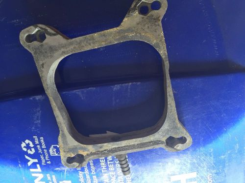 Chevrolet big block carb spacer quadrajet spreadbore holly 396 427 454 bbc gmc