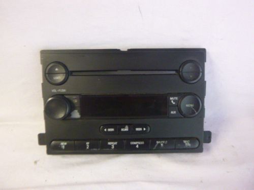 04-07 ford mercury radio 6 disc cd faceplate 3f2t-18c815-ed fp4132