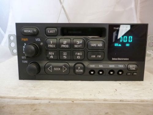 98-01 chevrolet blazer jimmy camaro malibu sonoma radio cassette 16232091 b 2009