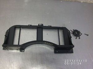 90-93 ford mustang gauge cluster black trim bezel &amp; screws 1991 1992 1993 1990