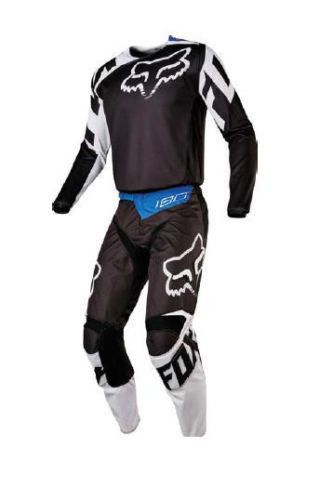 2017 fox racing 180 race jersey pant gear combo adult dirtbike offroad mx black