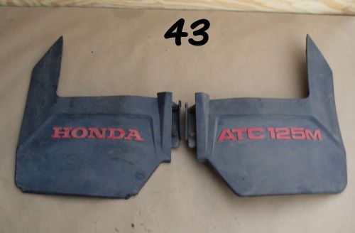 Rear fender mud flaps 1983-85 125m 110 trx110 trx125 atv &amp; atc honda 3 wheeler