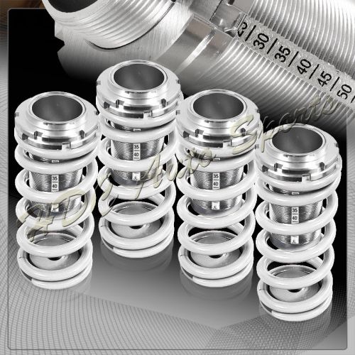 For 1988-2000 honda civic crx white suspension scale hi lower coilover springs