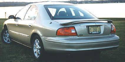 Painted mercury sable custom style spoiler 2000-2007