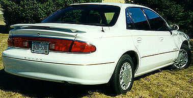 Painted buick century 4dr custom style spoiler 1996