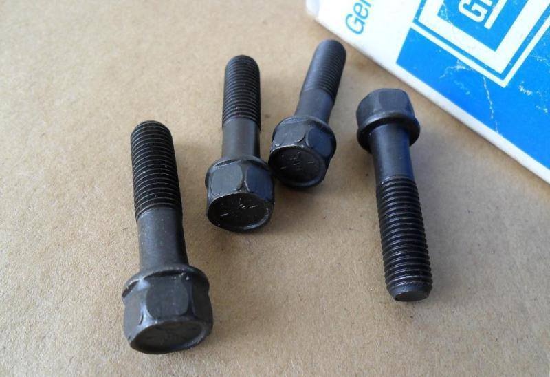 Gm 10 or 12 bolt u-joint bolts - rare - camaro 442 gto firebird - show quality!!