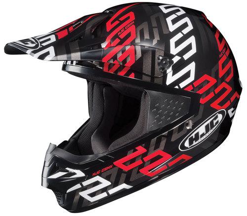 Hjc cs-mx link motocross helmet red size medium