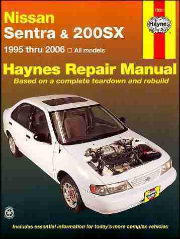 Nissan sentra 200sx complete repair shop & service manual 2003 2004 2005 2006