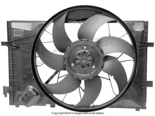 Mercedes w203 w209 (2002-2007) auxiliary fan assembly (includes shroud) genuine